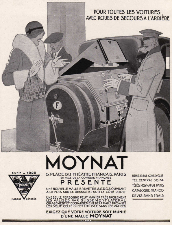 moynat was started in 1849 before Louis and Goyard. History was
