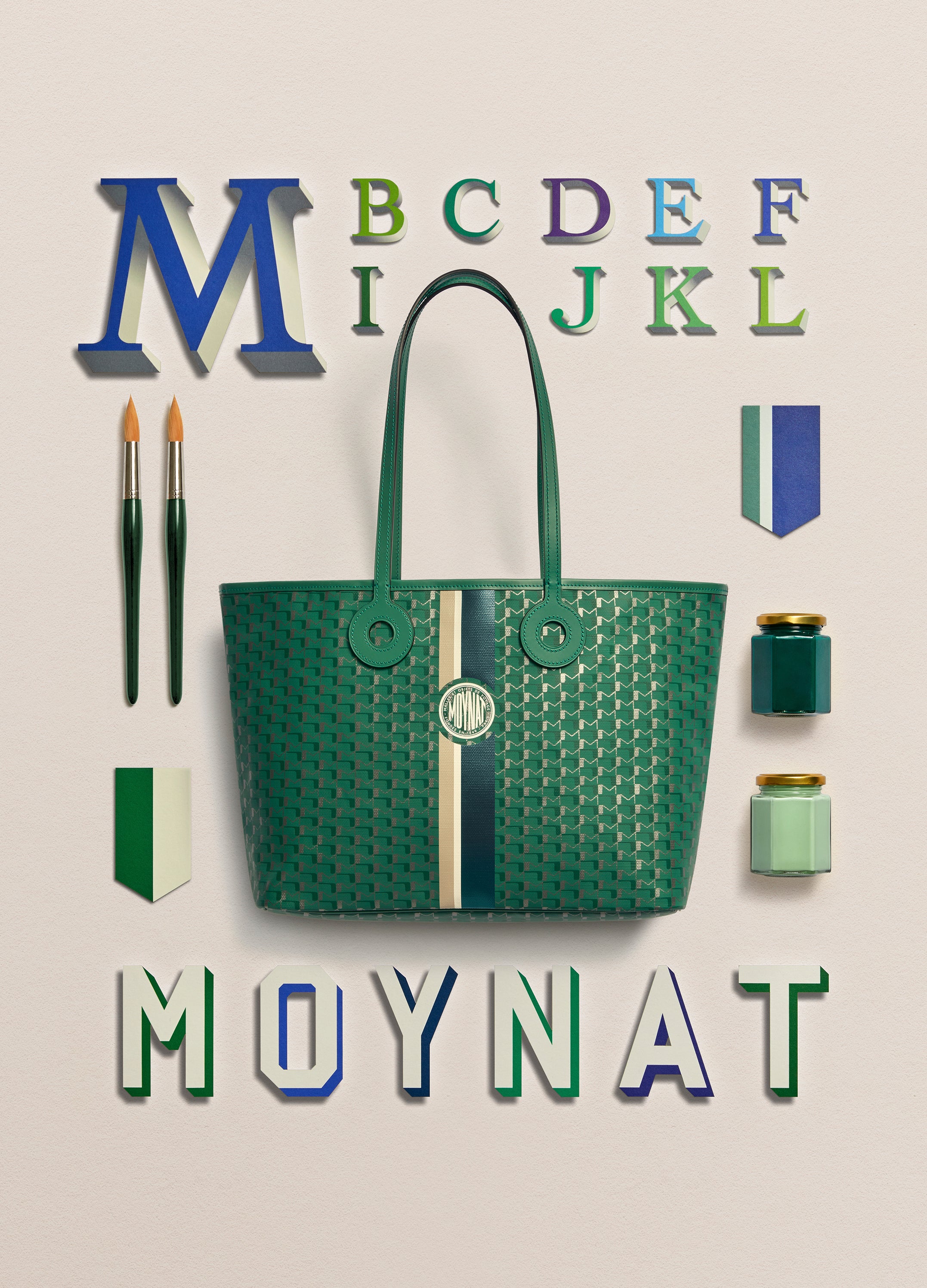 Moynat Camera Bag in Green