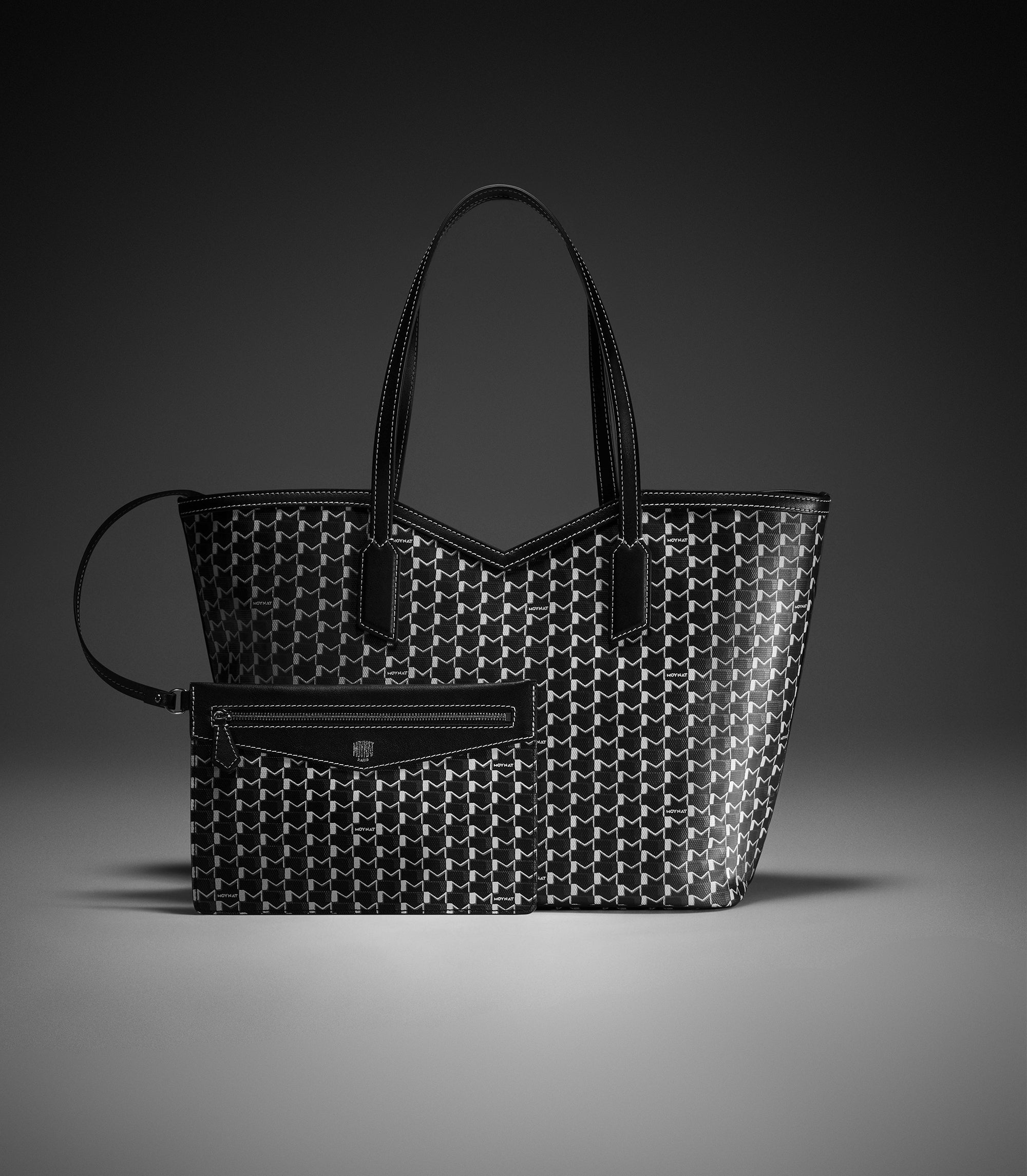 Black White Canvas MOYNAT PARIS