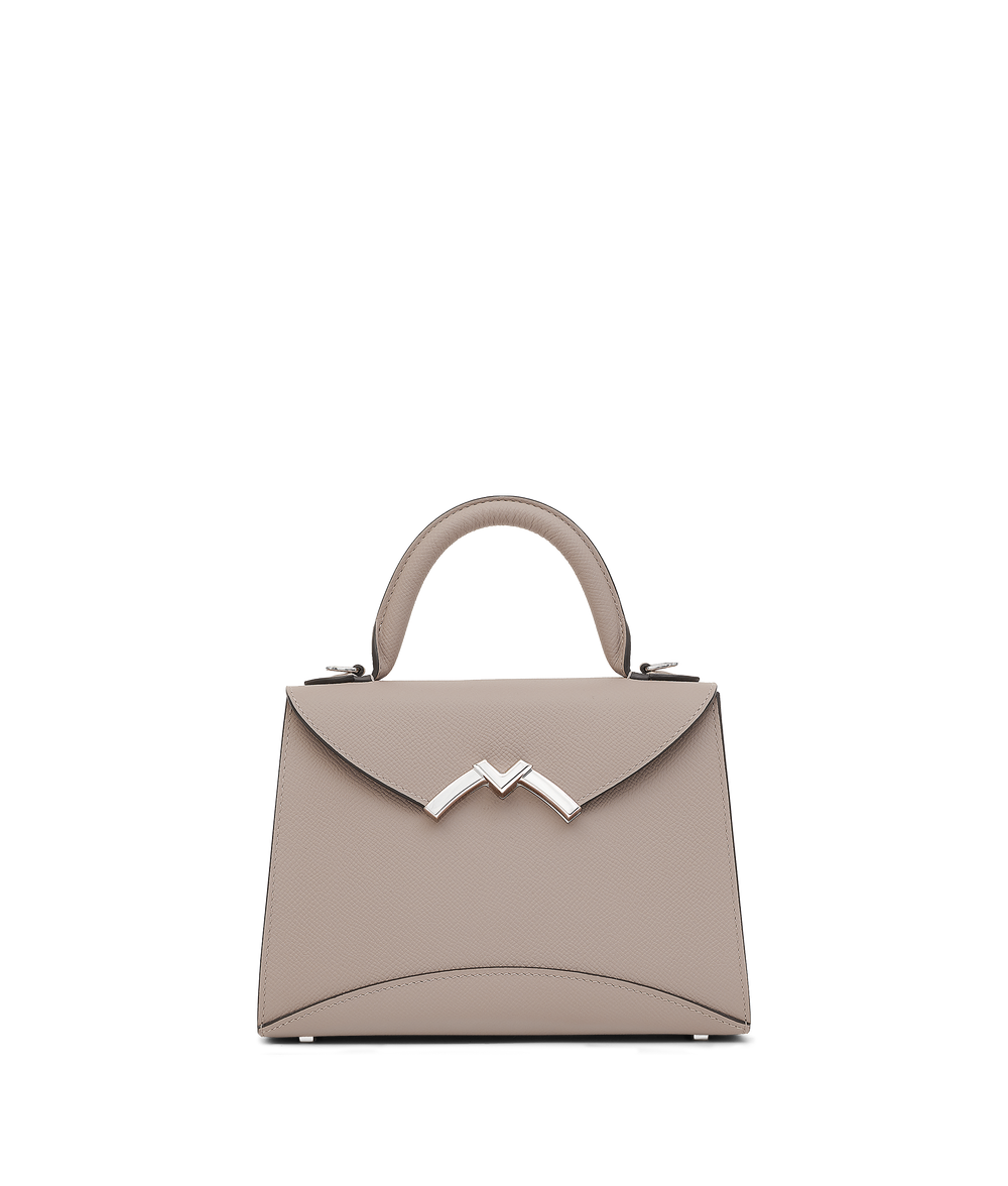 Moynat Gabrielle Mini Handbag in Gray