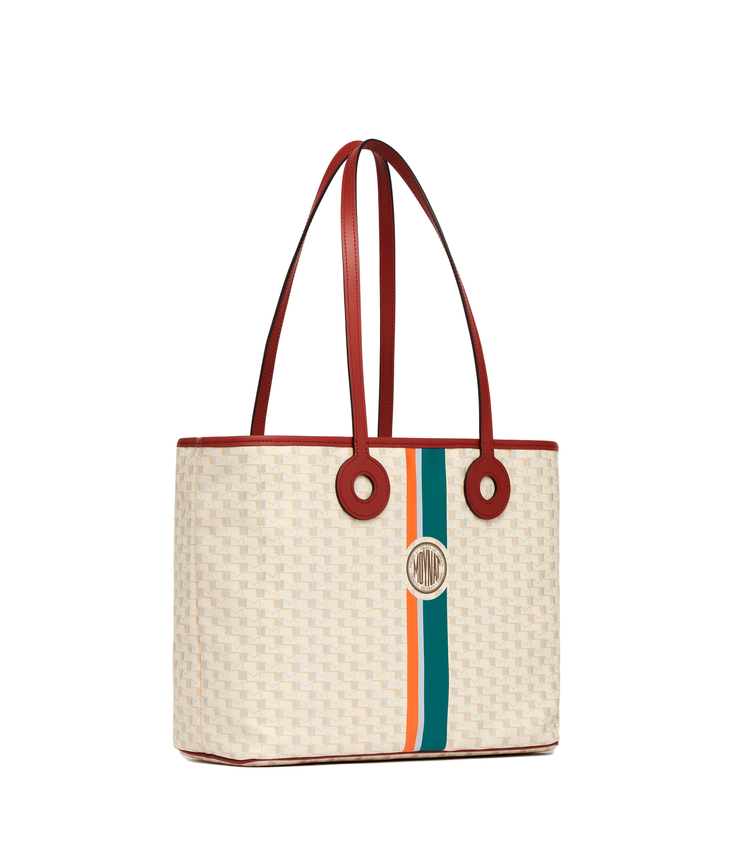 Moynat Neutrals, Pattern Print Coated Canvas Tote Bag