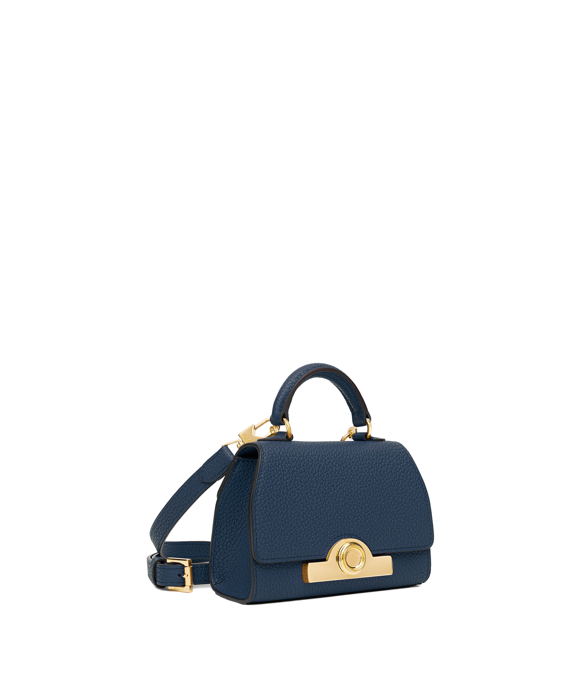 Moynat Rejane: Structured city bag in Taurillon Gex leather. Perle
